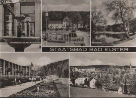 Bad Elster - u.a. Kurpark an der Wandelhalle - 1969 Bad Elster - u.a. Kurpark an der Wandelhalle - 1969