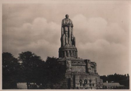 Hamburg - Bismarckdenkmal - ca. 1950 Hamburg - Bismarckdenkmal - ca. 1950