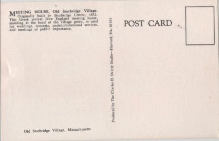 Sturbridge - USA - Old Sturbridge Village