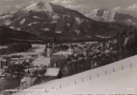 Österreich - Mariazell - mit Gemeindealpe - ca. 1980 Österreich - Mariazell - mit Gemeindealpe - ca. 1980