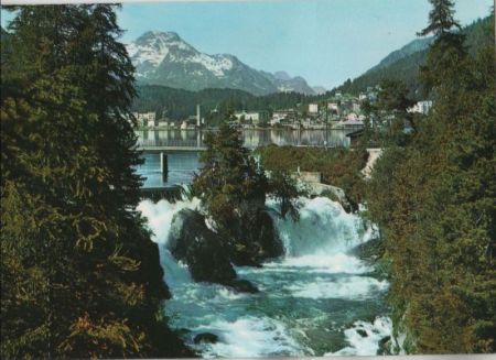 Schweiz - St. Moritz - Innfall - ca. 1985 Schweiz - St. Moritz - Innfall - ca. 1985
