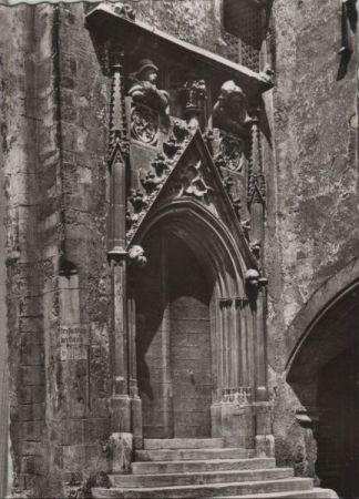Regensburg - Portal am Rathaus - ca. 1965 Regensburg - Portal am Rathaus - ca. 1965