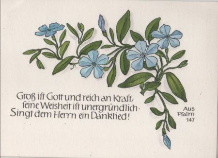 Religiöser Spruch Sonderstempel Religiöser Spruch Sonderstempel