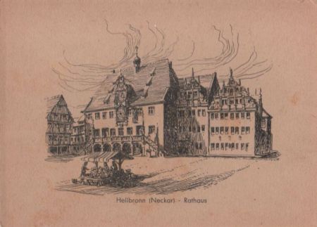 Heilbronn - Rathaus - ca. 1950 Heilbronn - Rathaus - ca. 1950