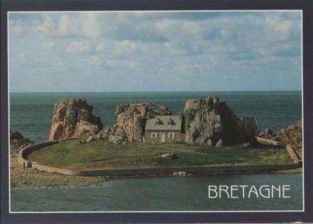 Frankreich - Bretagne - Maison typique - 1995 Frankreich - Bretagne - Maison typique - 1995