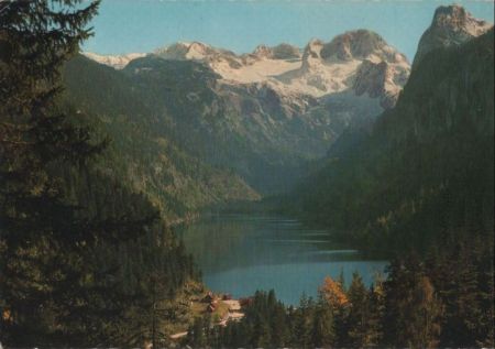 Österreich - Gosausee - mit Hohem Dachstein - 1976 Österreich - Gosausee - mit Hohem Dachstein - 1976