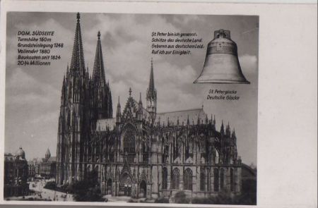 Köln - Dom, Südseite - 1949 Köln - Dom, Südseite - 1949