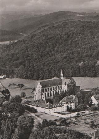 Odenthal - Dom zu Altenberg von oben - ca. 1955 Odenthal - Dom zu Altenberg von oben - ca. 1955