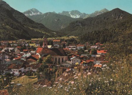 Mittenwald - gegen Tiroler Berge - ca. 1980 Mittenwald - gegen Tiroler Berge - ca. 1980
