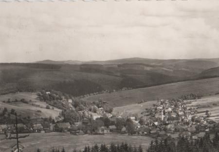 Altenfeld - Blick vom Rotkopf - ca. 1965 Altenfeld - Blick vom Rotkopf - ca. 1965