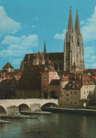 Regensburg - Steinerne Brücke - 1988 Regensburg - Steinerne Brücke - 1988