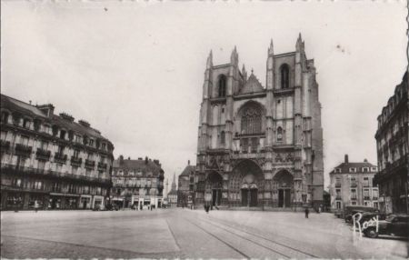 Frankreich - Nantes - La Cathedrale - ca. 1955 Frankreich - Nantes - La Cathedrale - ca. 1955