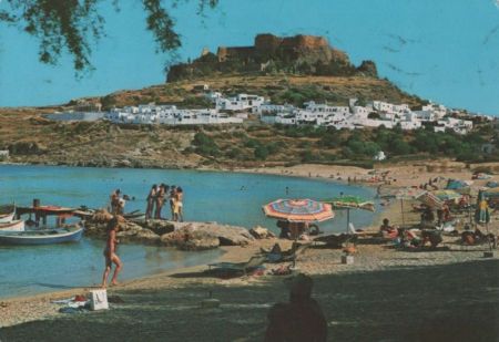 Griechenland - Rhodos - Ansicht Lindos - 1978 Griechenland - Rhodos - Ansicht Lindos - 1978