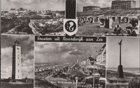Niederlande - Noordwijk - u.a. Strand met Huis ter Duin - 1964 Niederlande - Noordwijk - u.a. Strand met Huis ter Duin - 1964