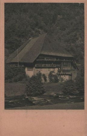 Bauernhaus am Bach - ca. 1950 Bauernhaus am Bach - ca. 1950