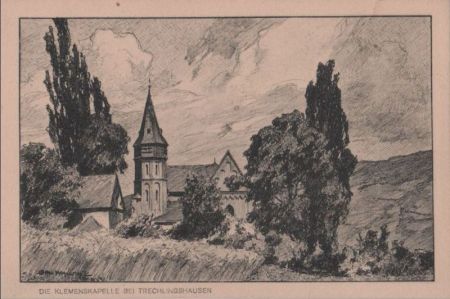 Trechtingshausen - Klemenskapelle, nach Ubbelohde - ca. 1950 Trechtingshausen - Klemenskapelle, nach Ubbelohde - ca. 1950