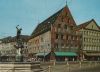 Augsburg - Merkurbrunnen und Weberhaus - ca. 1985