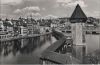 Schweiz - Luzern - Kapellbrücke, Wasserturm - 1961