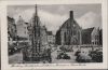 Nürnberg - Marktplatz mit Schönem Brunnen - 1951