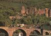 Heidelberg - alte Brücke und Schloss - 1978