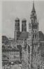 München - Rathaus mit Frauenkirche - ca. 1955