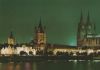 Köln - Dom und Rhein bei Nacht - ca. 1985