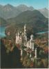 Schwangau Neuschwanstein - mit Alpsee und Schwansee - ca. 1980