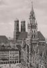 München - Marienplatz, Rathaus, Frauenkirche - 1955