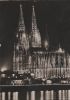 Nächtliches Köln - Dom im Festlicht - 1957