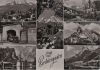Berchtesgaden - u.a. Blick über Ort zu den Bergen - ca. 1960