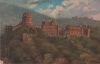 Heidelberg - Schloss von der Hirschgasse gesehen