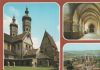 Naumburg - Dom Innenhof, Dom Kreuzgang, Blick zum Dom - 1986