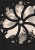 Würzburg - Blick durch die Rosette des Neubauturms auf die Festung Marienberg - 1965