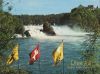 Rheinfall (Wasserfall) - Schweiz - mit Fahnen