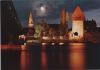 Konstanz - Nachtstimmung am Rhein - ca. 1980