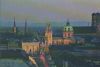 München - Stadtmitte und Alpenkette - ca. 1985