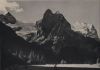 Schweiz - Rosenlaui - Gschwandtenmaad mit Wetterhörnern - ca. 1960